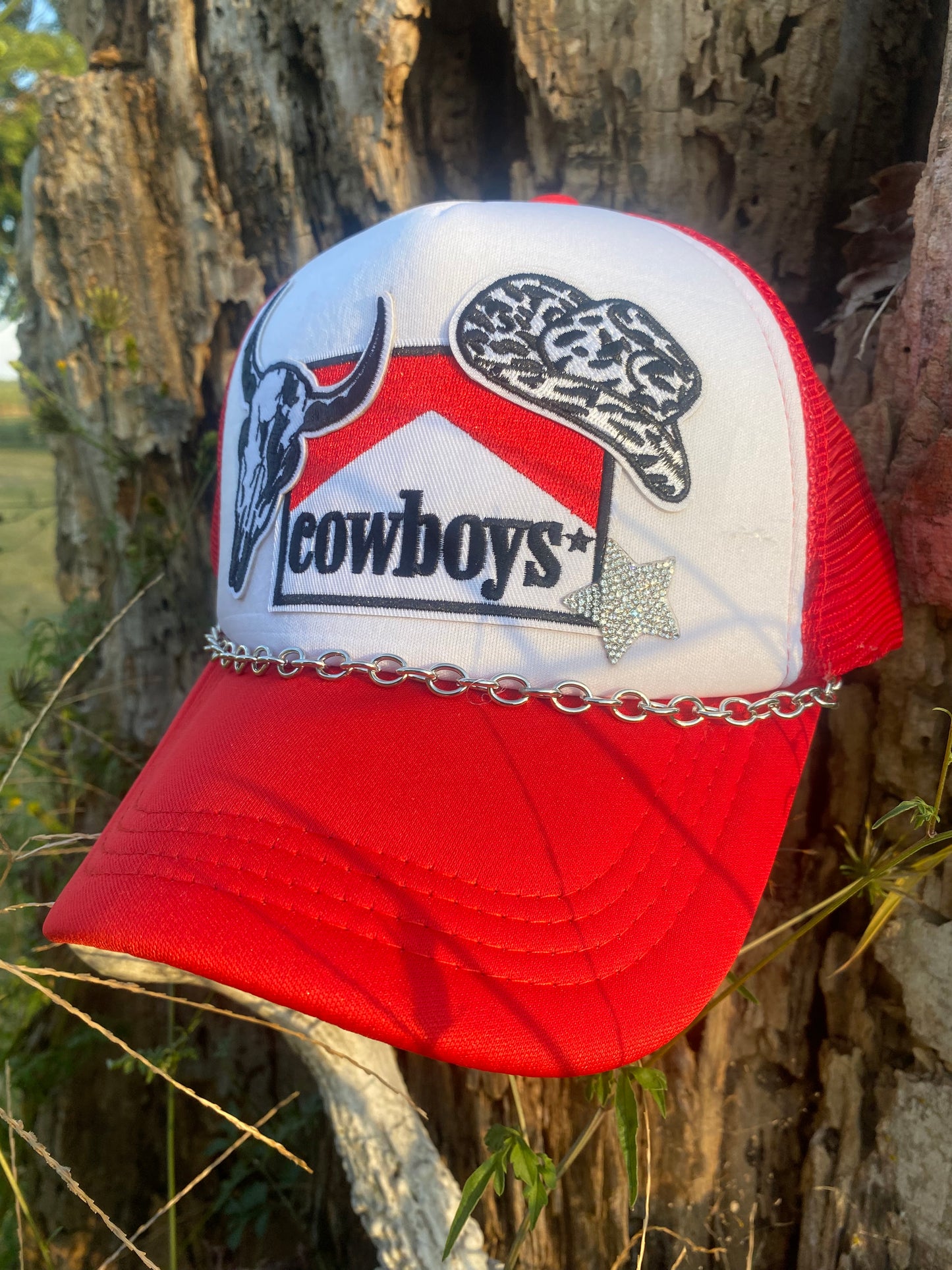 The Rowdy Red Trucker Hat